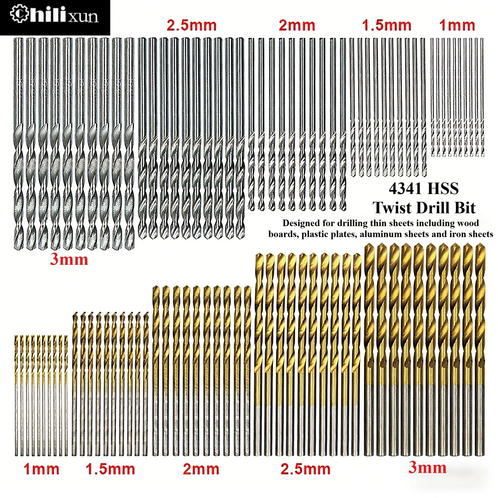 

Набор сверл HILIXUN HSS с зубчатым наконечником, прямой/шестигранный хвостовик, для работы по дереву и металлу, для сверления отверстий в стали, меди, алюминии, дереве