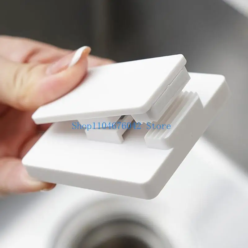 5asd Moisture Resistant Bathroom Storage Clip Wall Mounted Facials Cleanser Hanger Easy Installation Toothpaste Rack