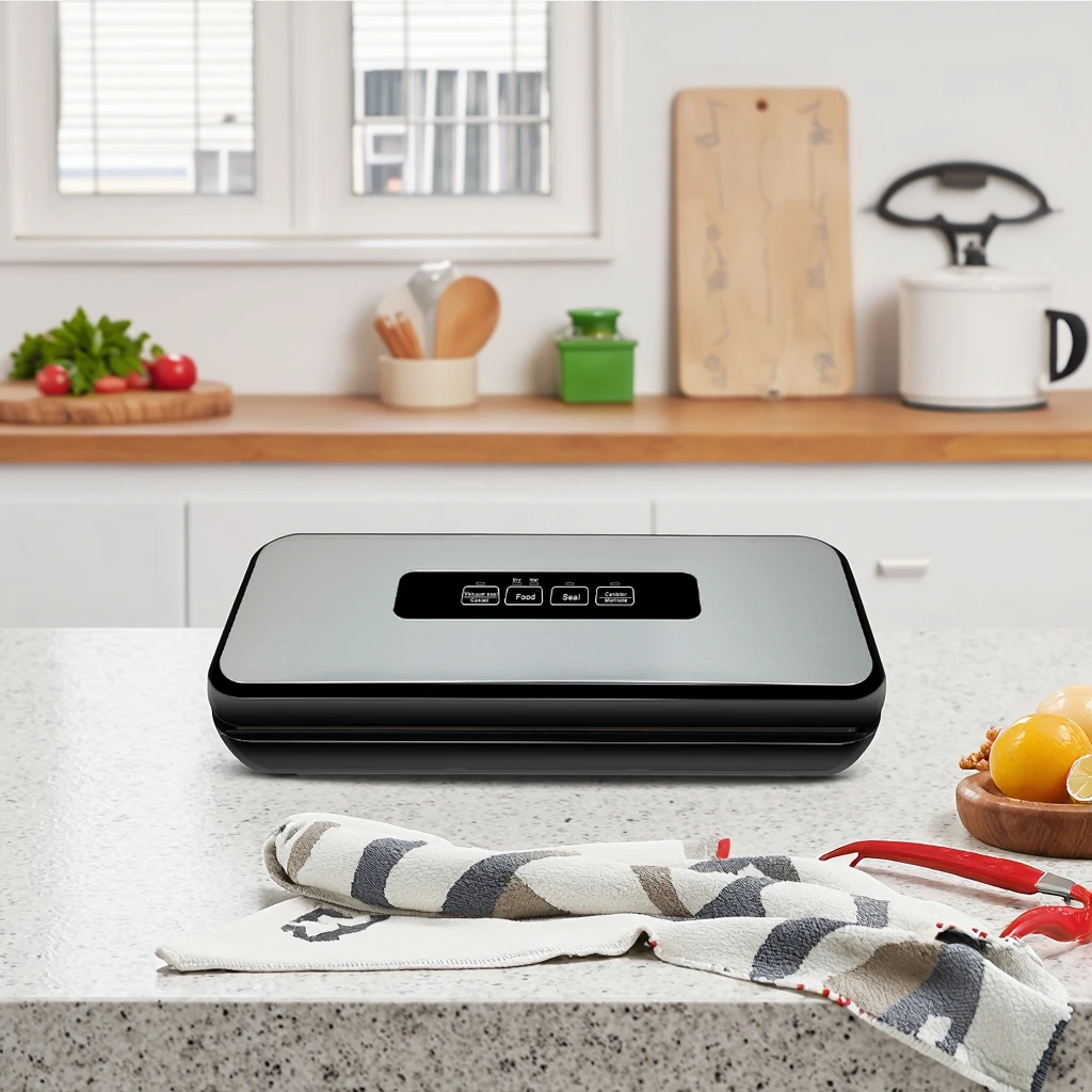

New Household Food Vacuum Sealer Foreign Trade Kitchen Food Preservation Vacuum Packaging Machine