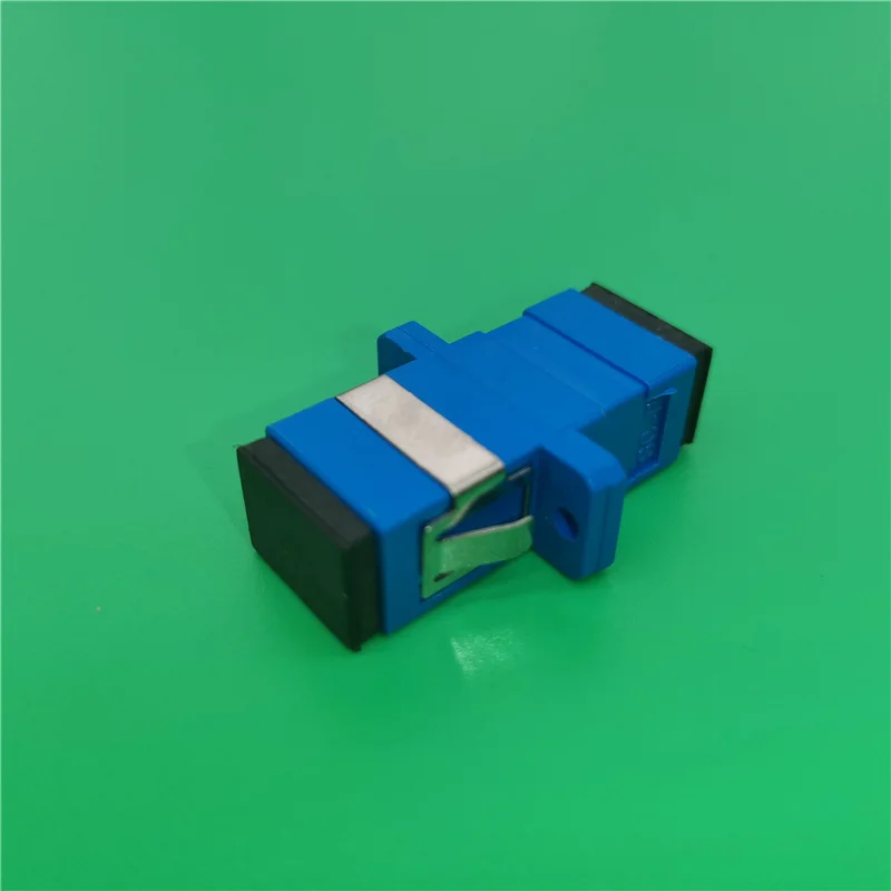 50pcs SC-SC flange Fiber Coupler UPC Fiber Optic Adapter UPC Optical Simplex Mode SC-SC Fiber Flang optical fiber adaptor