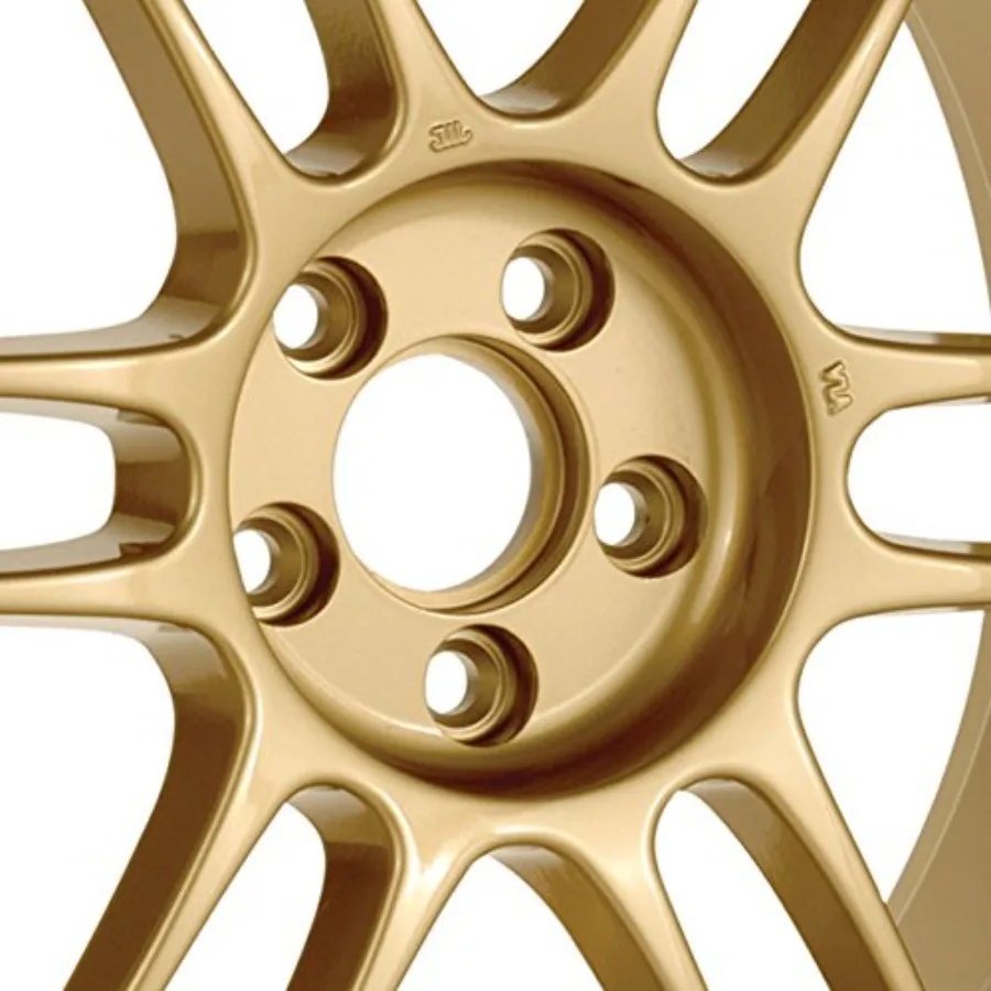 Gold Wheel 17x8 5x100mm for SUV Car Accessories Durable Aluminum Alloy with Glossy Finish Premium Lightweight Design for Enhanc