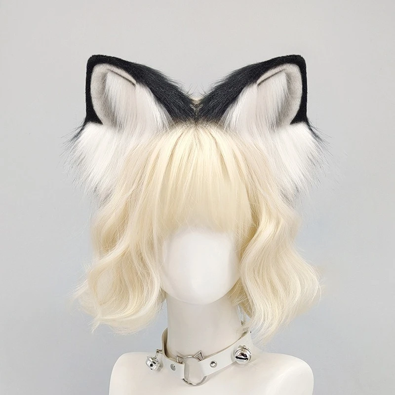 

Plush Animal Ear Headband for Halloween Celebration Roleplaying Character Hairband Costume Accessories Cosplay Supply
