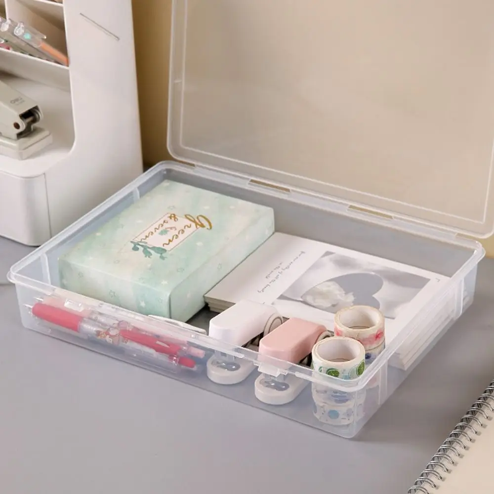 Data Sorting File Box Certificates Storage Case Paper Holder Desk Organizer Document Storage Box Classification Folder Dustproof