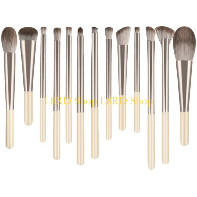 L8rd Elegant 13pcs Make -up -Bürsten setzen eine effektive Anwendung Kosmetische Pinsel für Frauen