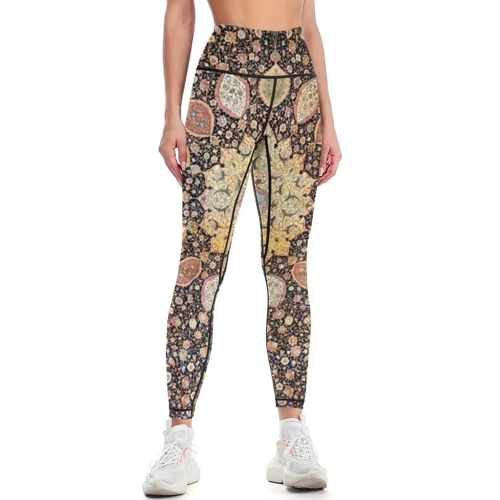 

Леггинсы Ardabil женские с принтом персидской ковровой дорожки, спортивные Леггинсы для фитнеса