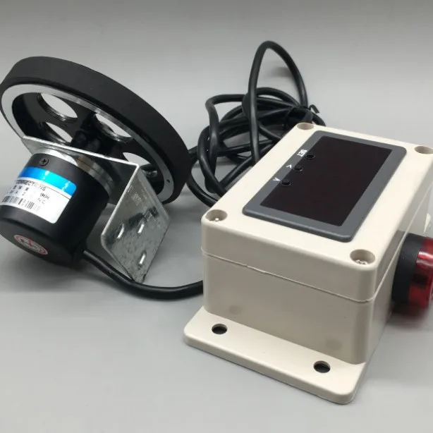 Digital Length Meter Roller Type Wire Rope Measuring Counter for Blown Film Machine