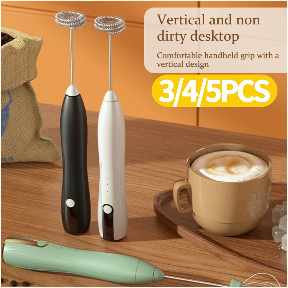 

Электрический венчик для взбивания яиц, 3 скорости, мини-мишалка, нержавеющая USB перезаряжаемая, регулируемая, 1500 мАч, с беспроводной смесительной головкой TYPE-C/смесительной головки