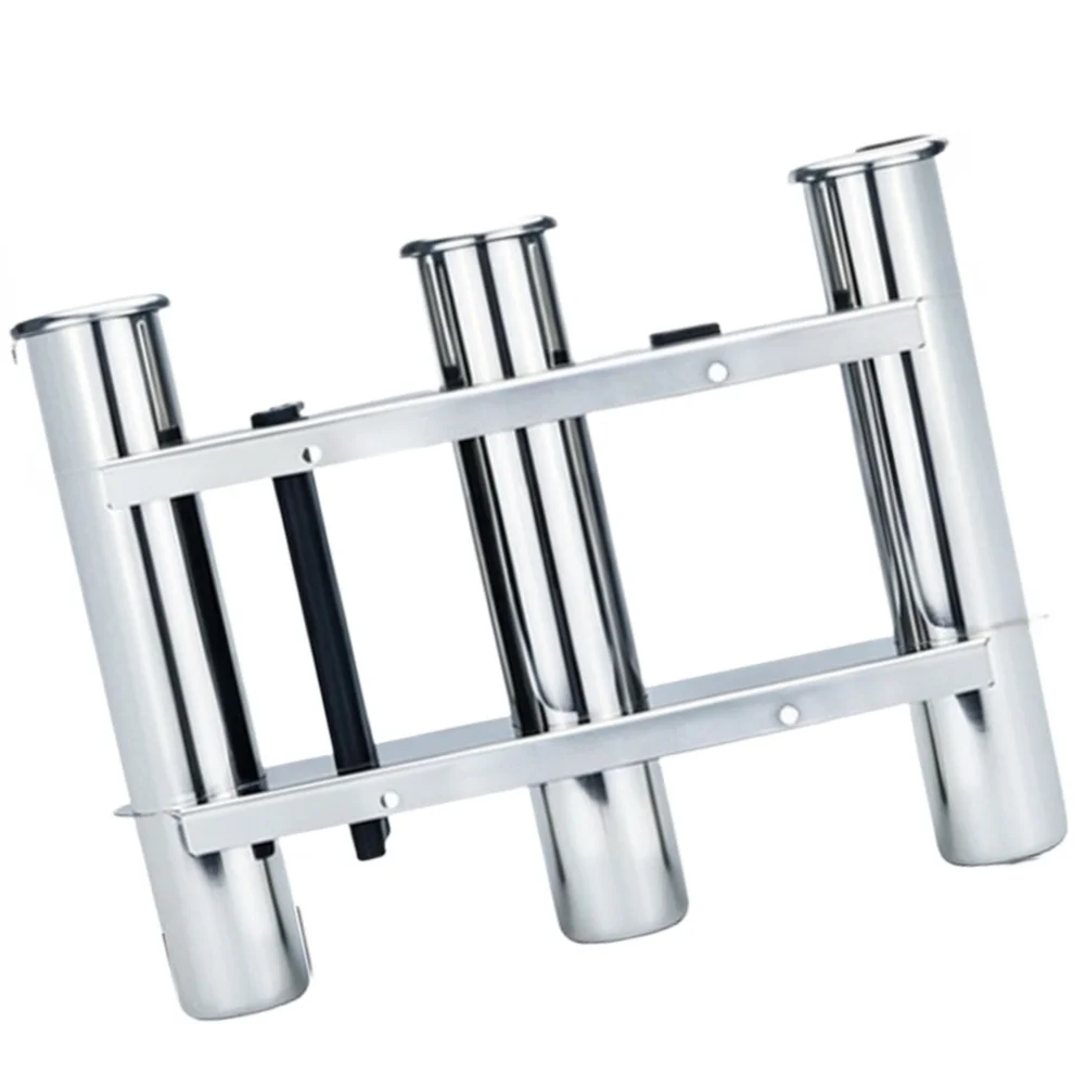 For Marine Sports 294*220mm Boat Rod Rack Fishing Rod Holder Yacht Rod Organizer Pre Drilled Holes Upright Rod Position