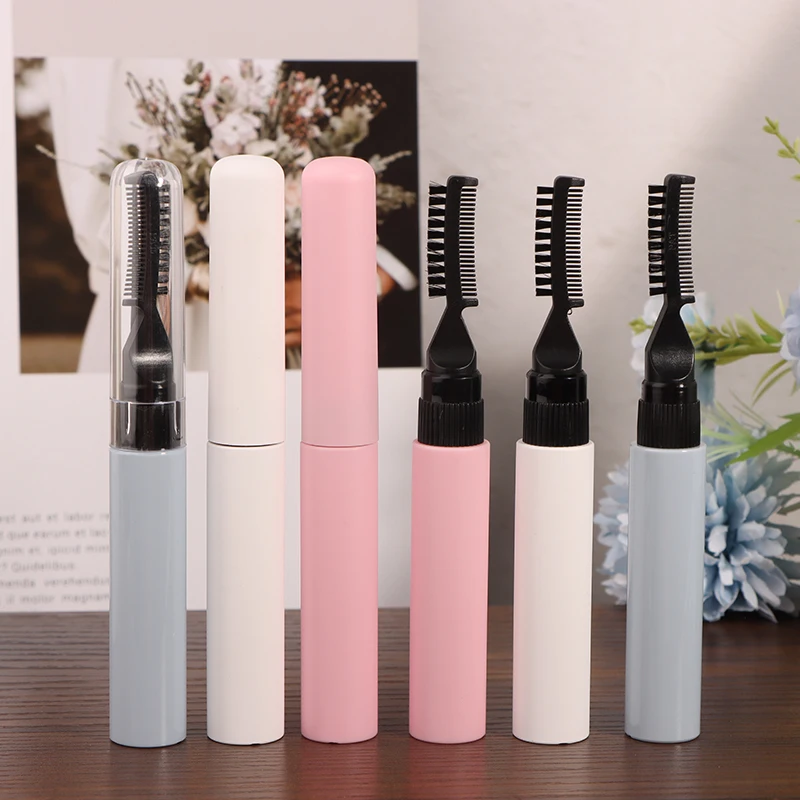 Tubo de rímel vacío con cabezal de cepillo doble recargable, botella de Gel para cejas DIY, embalaje de contenedores de cosméticos para alargar pestañas, 10ml