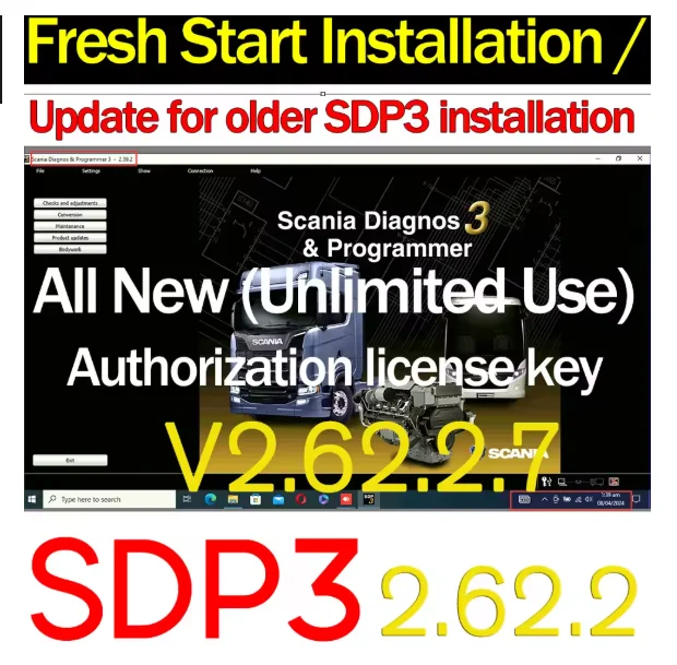 SDP3 2.63.2 / 2.62.7 Update New VCI3 Full Chip VCi3 for Scania Heavy Duty Truck Buses Engine Diagnostic Programmer + KEYGEN