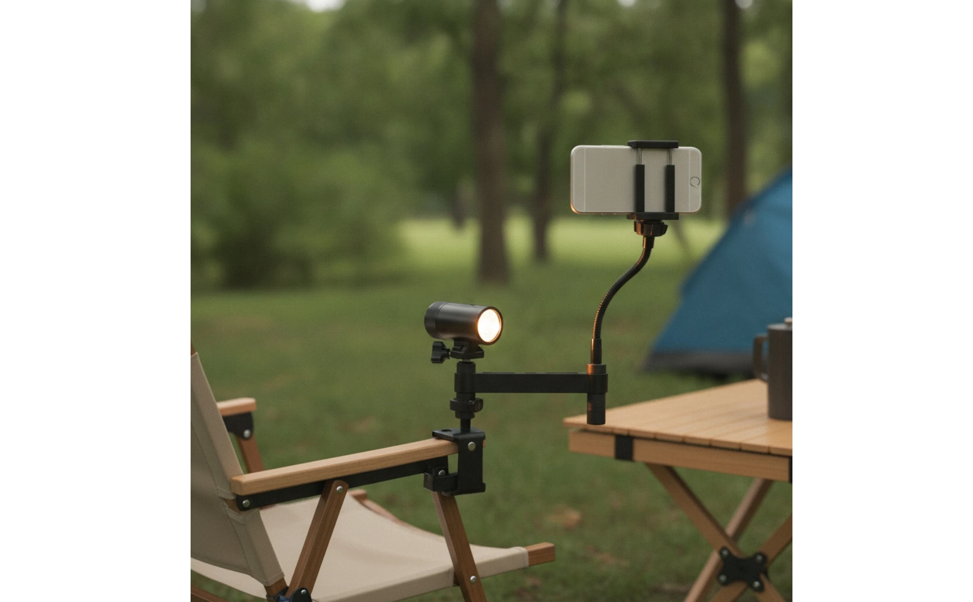 Corner Bridge Bracket Adjustable Extension Bracket with Clamp Metal for Anglers Corner Bridge Bracket Adjustable Extension Bracket with Clamp Metal for Anglers