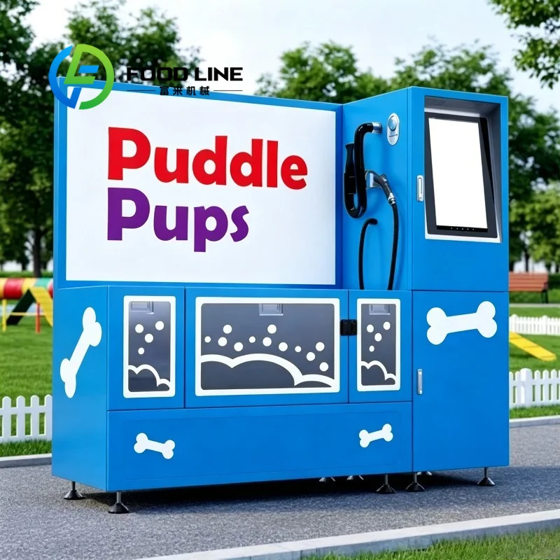 Dog Washing Station With Warm Air Drying Function Help Remove Excess Moisture And Speed Up Fur Drying After Bath