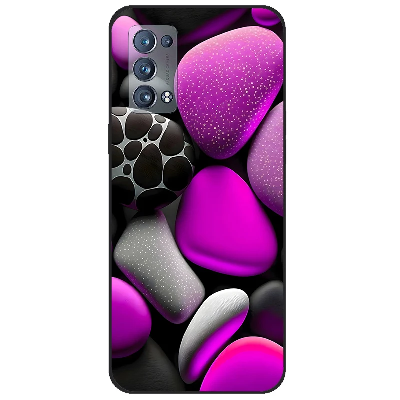 ل ممن لهم رينو 6 برو CPH2247 الحالات الهاتف لطيف كابا ل ممن لهم رينو 6 برو 5G حالة Snapdragon للصدمات لينة سيليكون بولي TPU الغطاء الخلفي #6