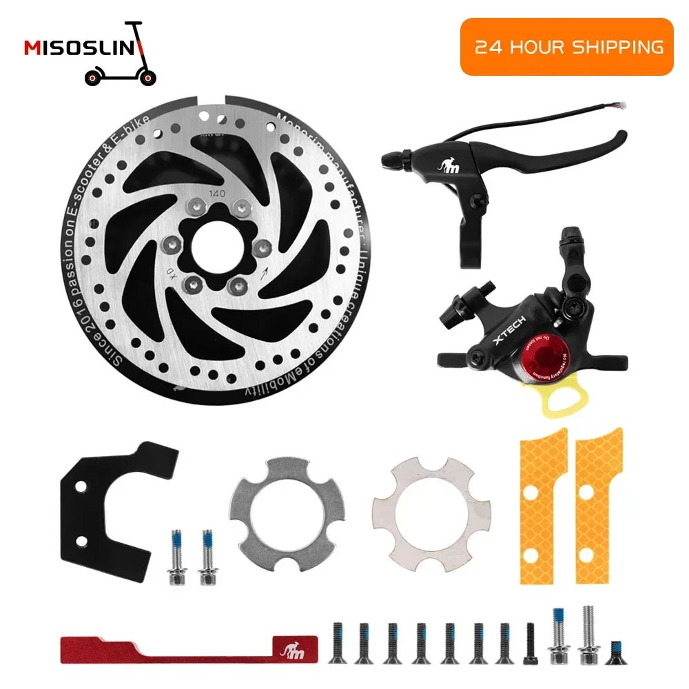 

Monorim 140mm Xtech Disc Brake Calipers Kit MD-MXR1 Pro Upgrade Parts For Segway Ninebot Scooter Max G30 Series Rear Motor