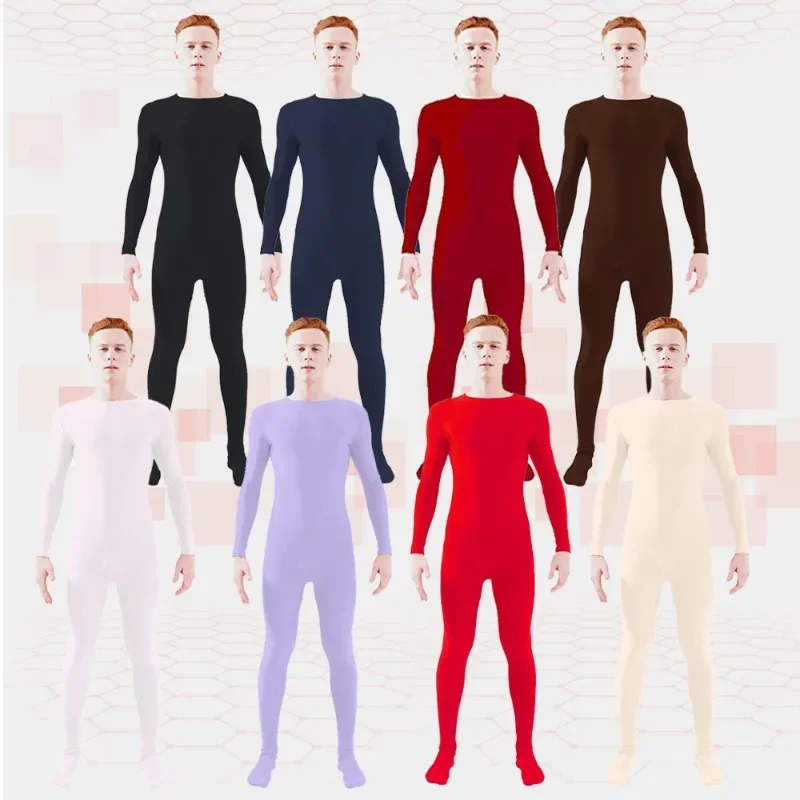 

Dionysia Cosplay Costume Pure Color Zentai For Men Women Halloween Stage Performance Jumpsuits Carnival Party Bodysuit