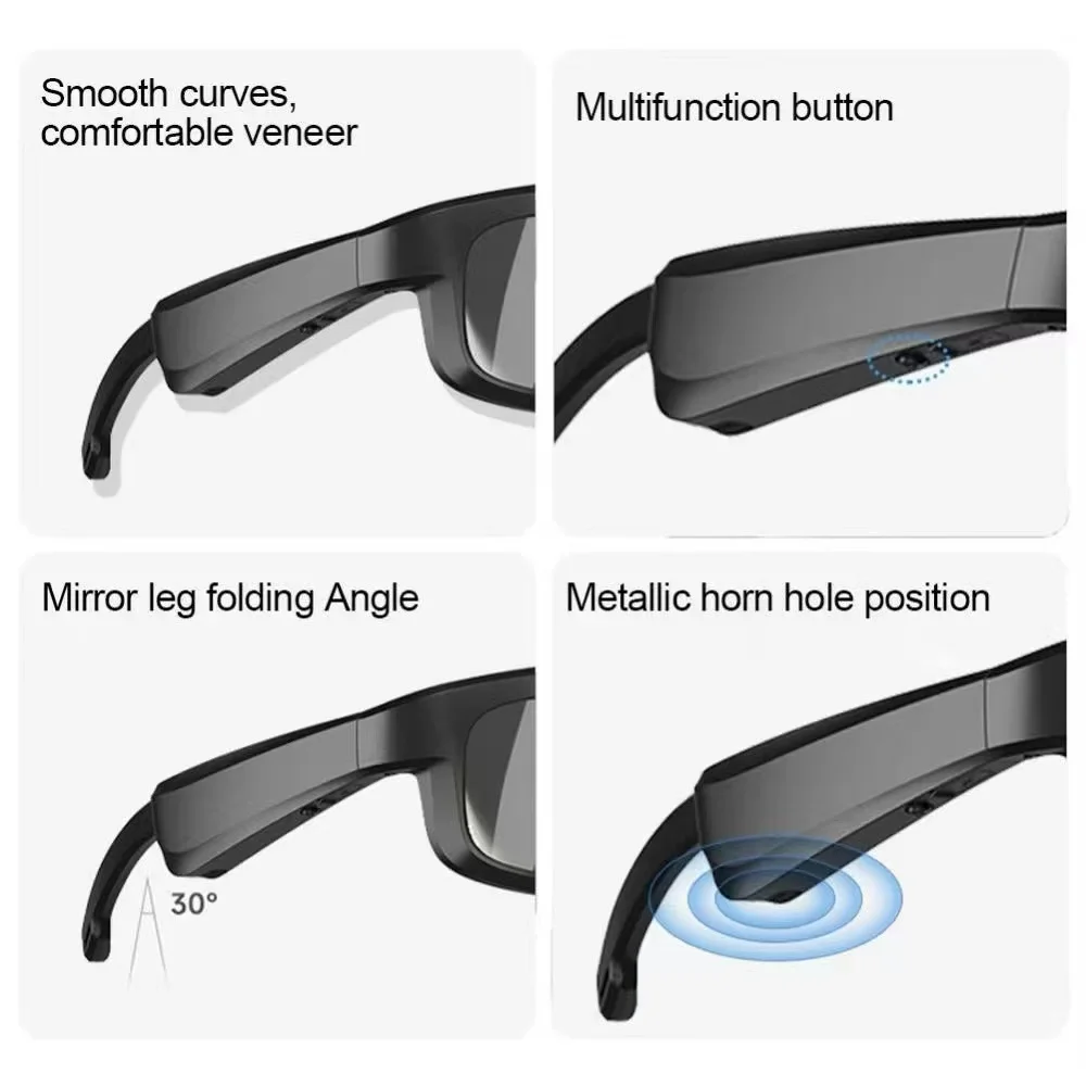 M6 프로 스마트 블루투스 안경 이어폰, 운전, 말하기, 음악, 사이클링, 야외 자외선 차단, 패션 선글라스, 신제품