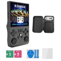 R36MAX Retro Handheld Game Console 128GB 4.0Inch IPS Screen Portable Pocket Video Player Supports 30+ Emulators C