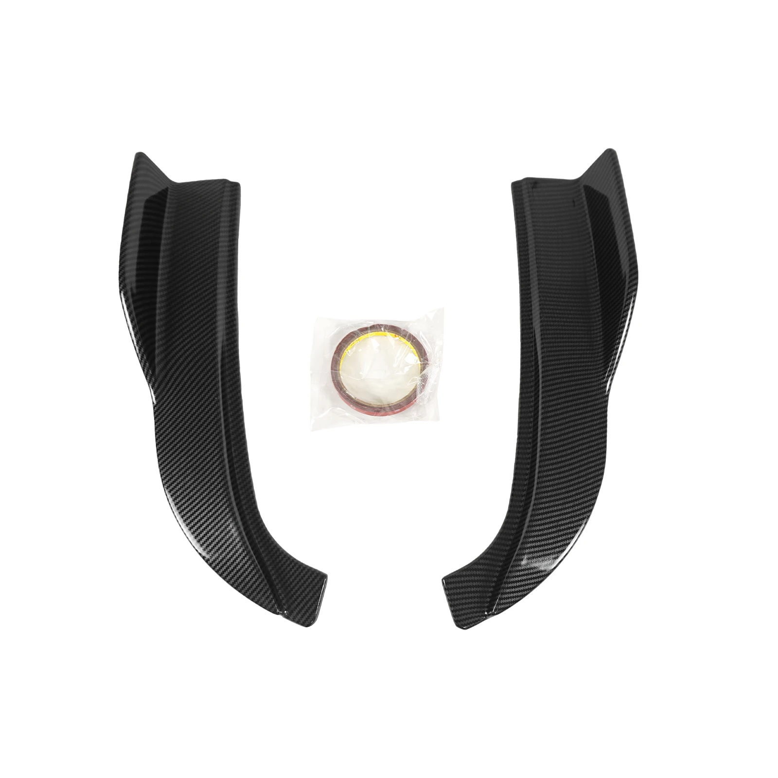 2PCS For Jeep Grand Cherokee 2012-2021SRT SRT8 Glossy Black Car Rear Bumper Side Corner Splitters Aprons Spolier Diffuser