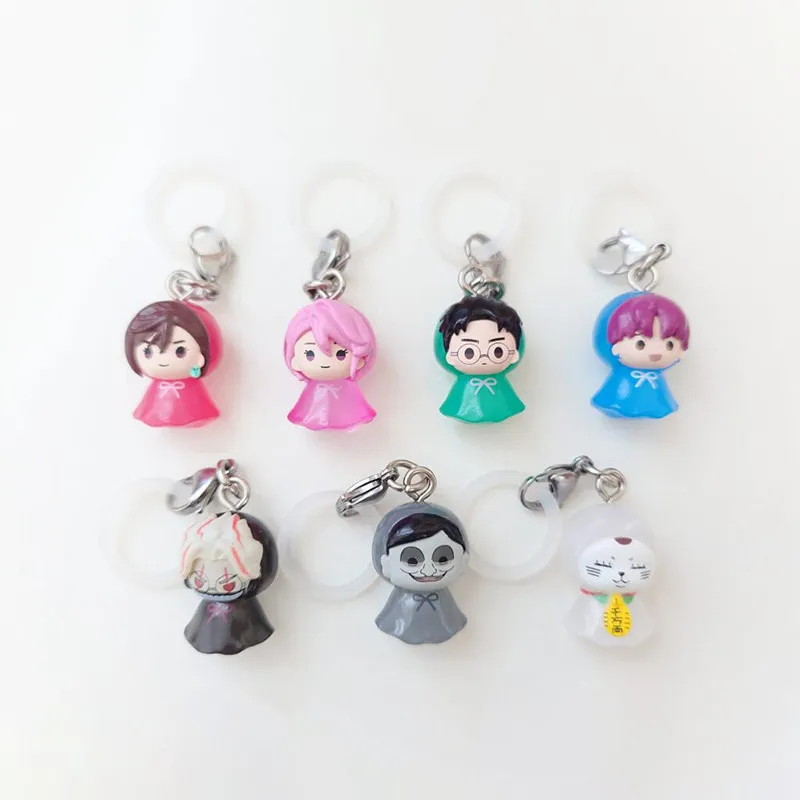 

Original Bandai Supernatural Armed Dangda Dangdang Umbrella Pendant Twisted Egg Bold Party Ayase Momo Pendant Figure Toy