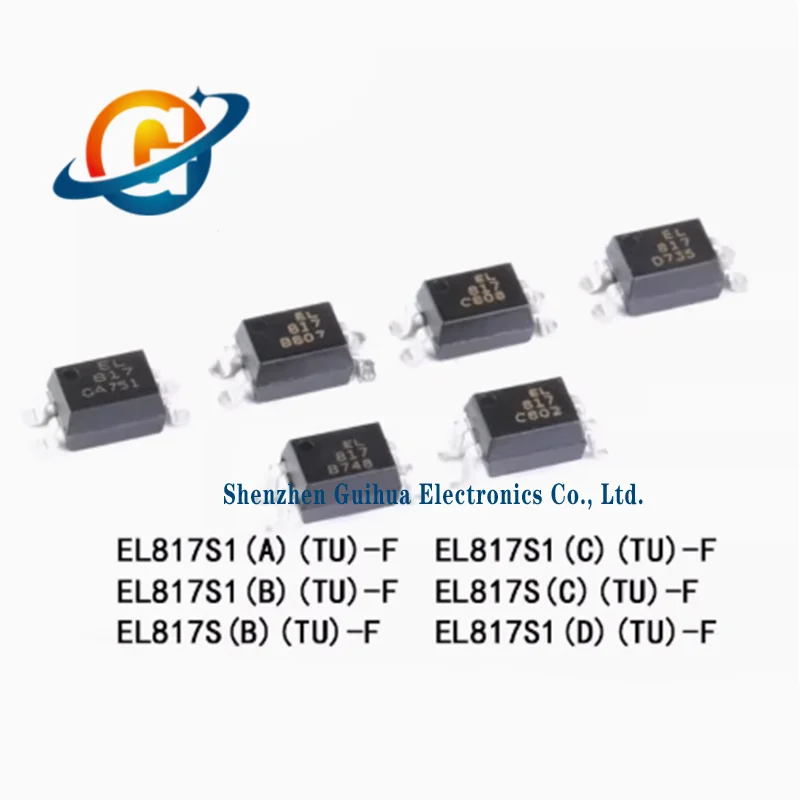 10pcs original genuine patch optocoupler EL817S1 (A) (B) (C) (D) (TU) - F SMD compatible PC817