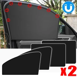 Magnetic Car Sun Shade UV Protection Car Curtain Car Window Sunshade Side Window Mesh Sun Visor Summer Protection Window Film