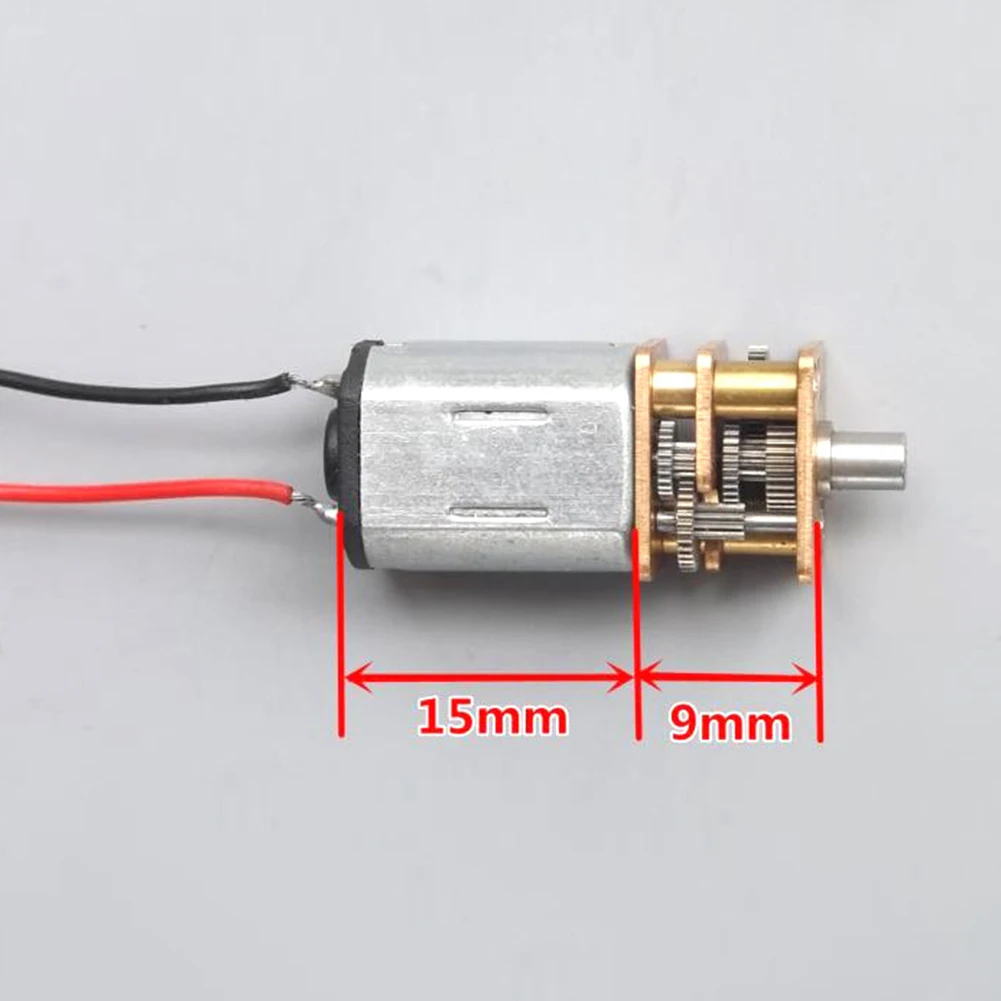 For DIY Projects DC 5V Gear Motor DC 5V Full Metal Gearbox No-load Current 25mA No-load Speed 47 Rpm For Chainsaw Adapter