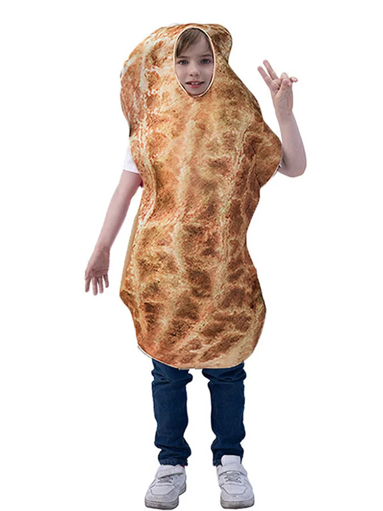 Fsia Enaçada de Amendoim para loween, Traje de Festa Maluco, Roupas de Performance em Palco, Moda Étnica Fena