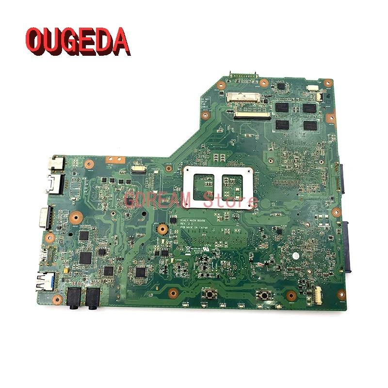 Imagem -02 - Ougeda-placa-mãe para Laptop Asus Mainboard Teste Completo K54ly Rev.2.1 Hm65 Ddr3 2160809000 Gpu