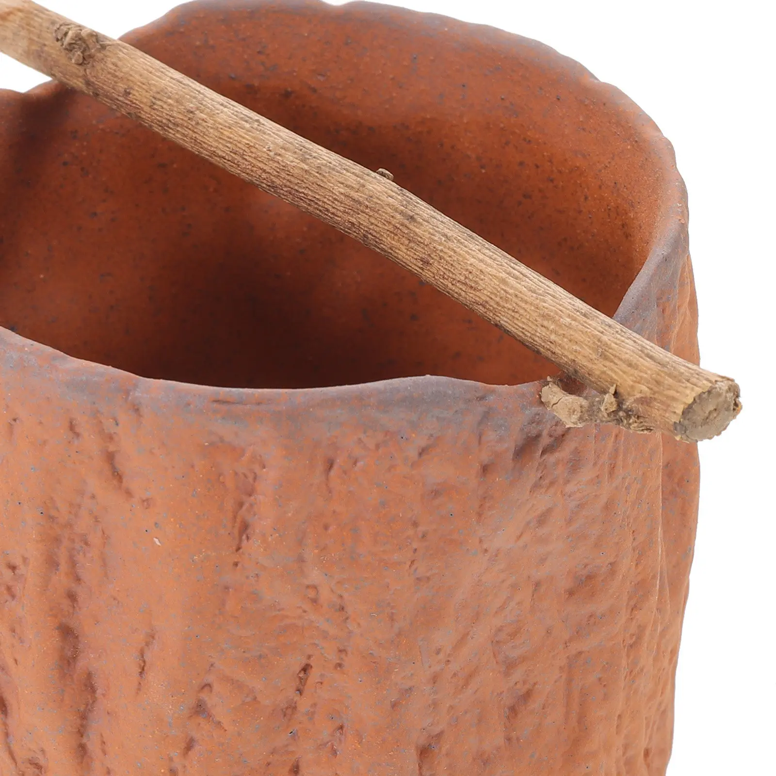 Vintage Ceramic Tree Stump Incense Burner Ash Catcher Tray Multipurpose Holder for Home Office Aromatherapy Decor