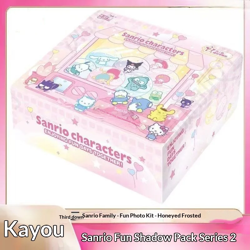 

Семейный эпизод Sanrio Episode 2, коллекция карточных игр, упаковка с тенями, мед, действительно, моростбит, оригинальные игровые карты в стиле аниме для развлечений