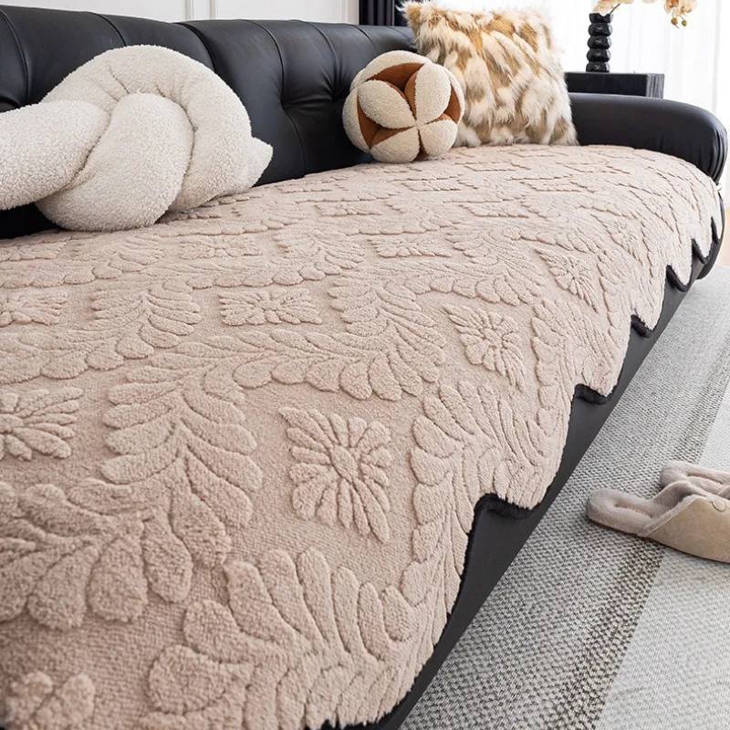 1pcs Irregular Sofa Cover Non-Slip Dustproof Living Room Furniture Cushion Wear Resistant Backrest Mat