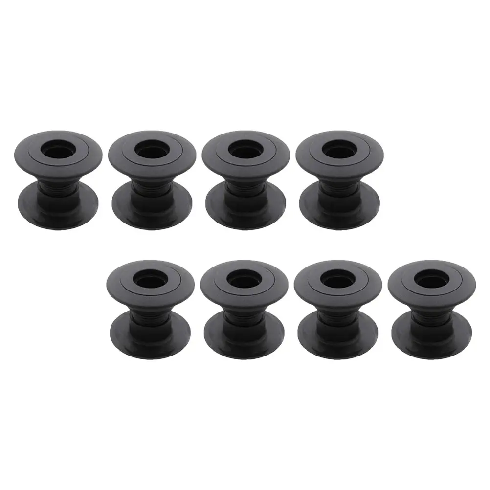 

8 Pcs Foosball Bearings PP Material Black Color Durable Replacement Parts Standard Rod Fit Table Football Accessories
