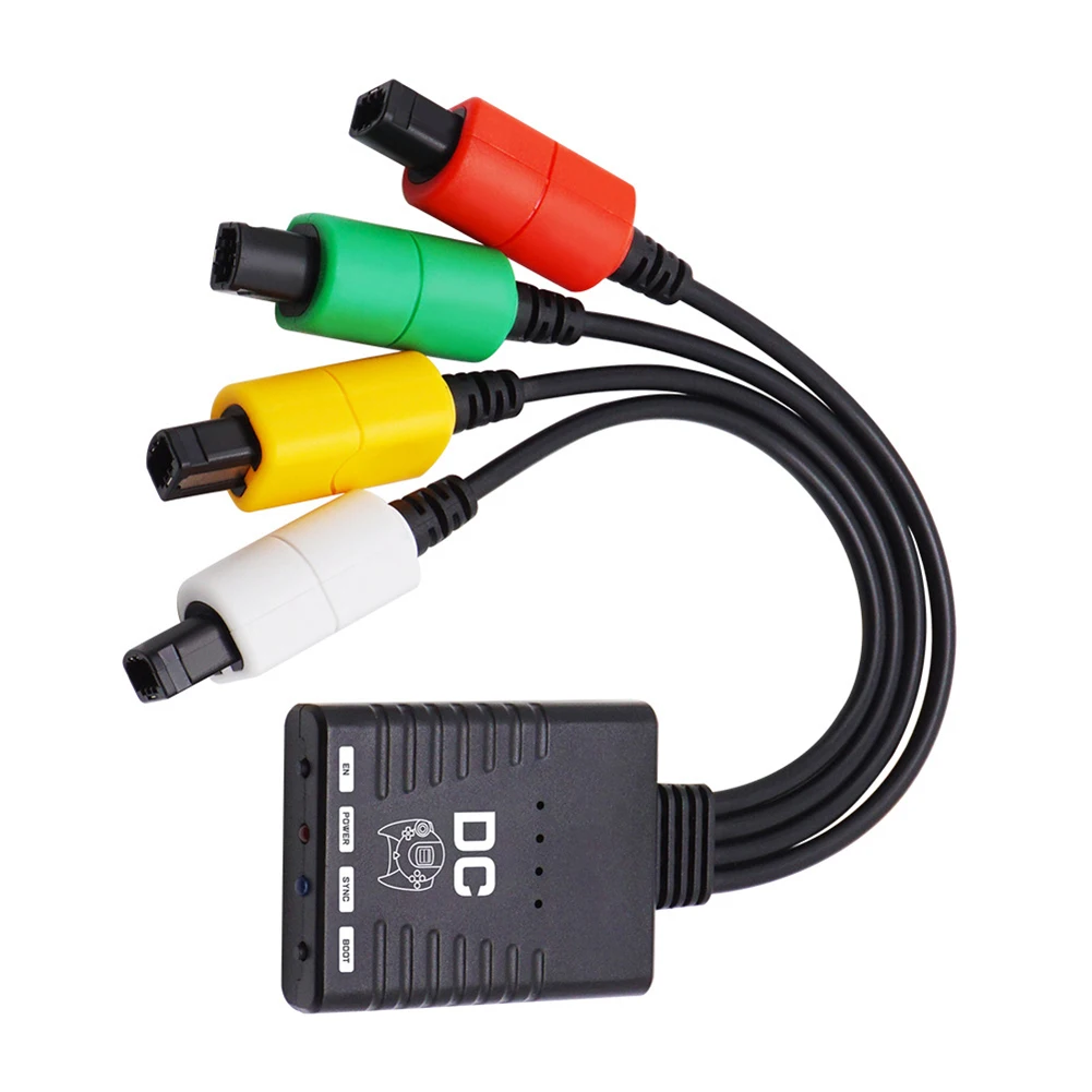 BlueRetro Gamepad Wireless Adapter Reset Button Bluetooth-Compatible Controller Converter Low Latency for SEGA DreamCast Console