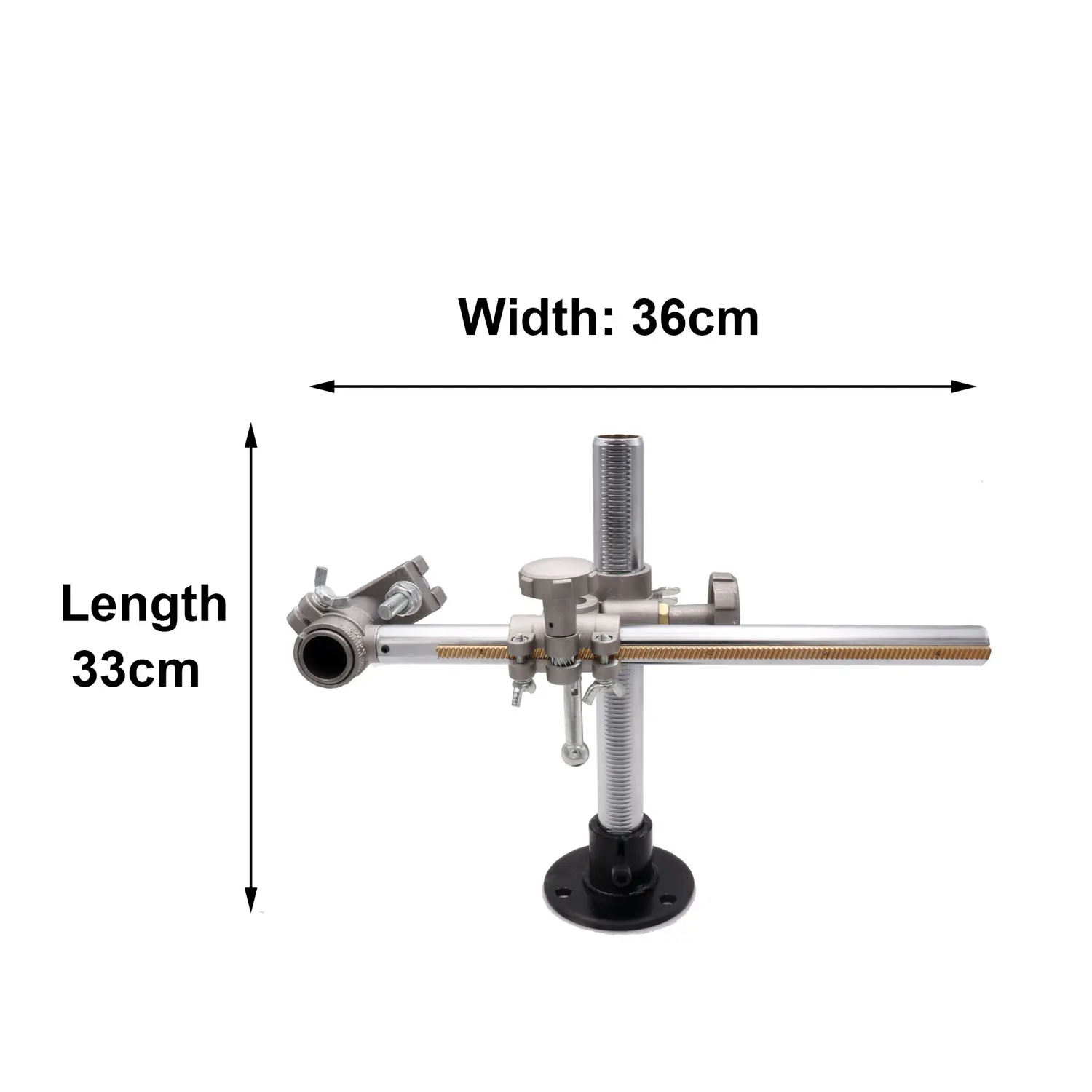 36x33cm Welding Torch Holder Support MIG TIG Gun Holder Clamp Mountings Stand fit Welding Positioner Turntable Rotary Table