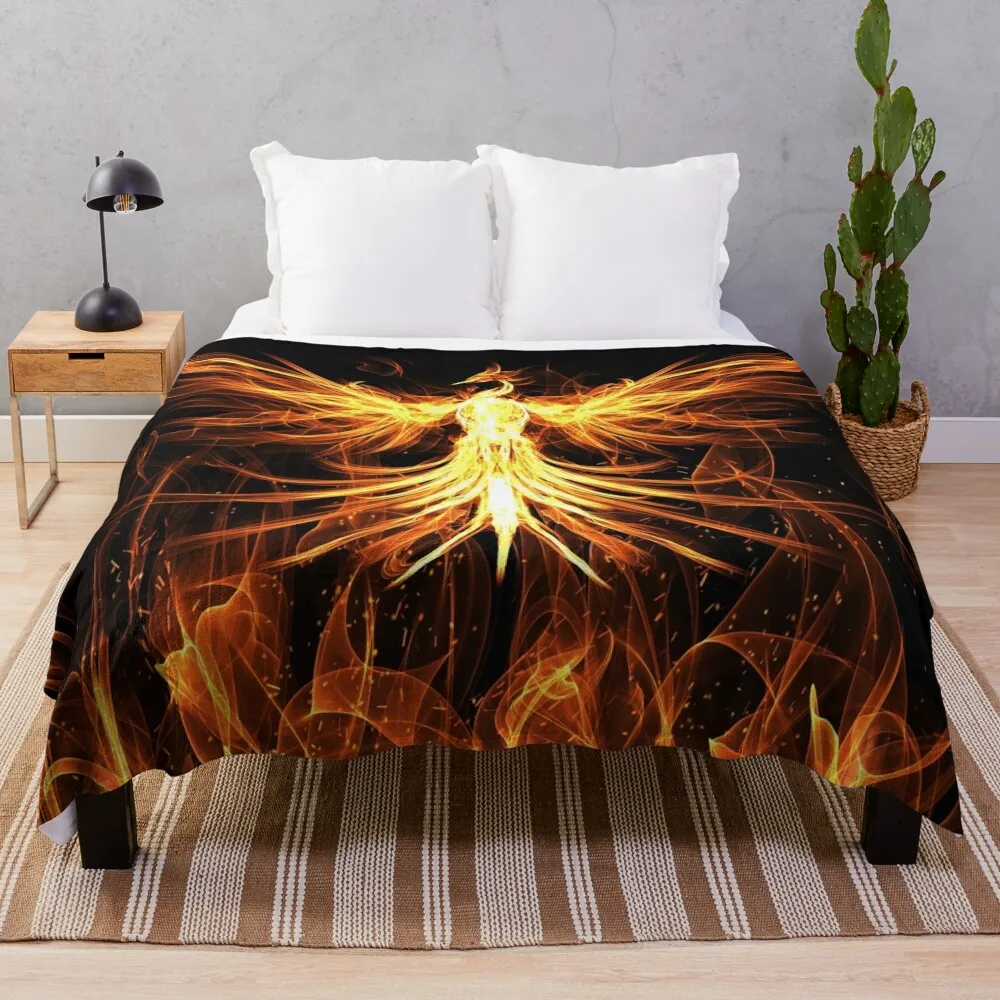 

Phoenix Rising Throw Blanket decorative Luxury Thicken Blankets