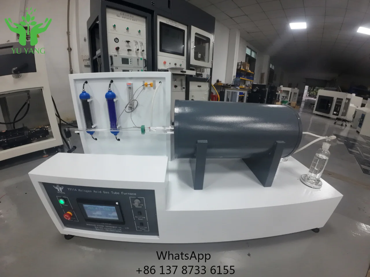 Cable Halogen Acid Gas Test Apparatus Standard IEC 60754-1 IEC 60754-2
