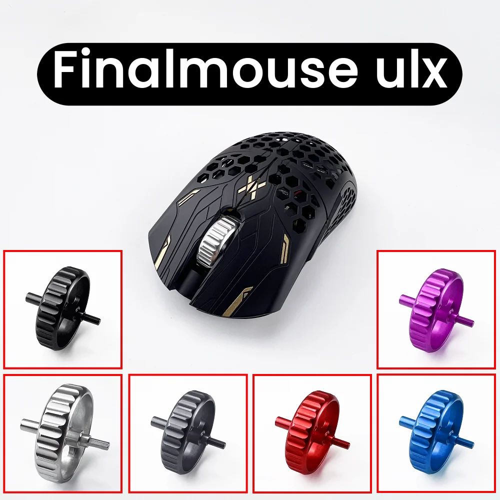 Metal Mouse Wheel For Finalmouse Ulx Aluminum Alloy Noise‑reduced Mouse Roller Diy Replacement Pc Accessories