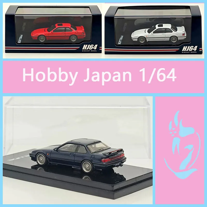 Hobby Japan, Modelo de Auto de Aleación a Escala 1/64, PRELUDE BA5 SI TCV, Versión Personalizada, Decorado, Regalos Navideños, Juguetes, Recuerdo