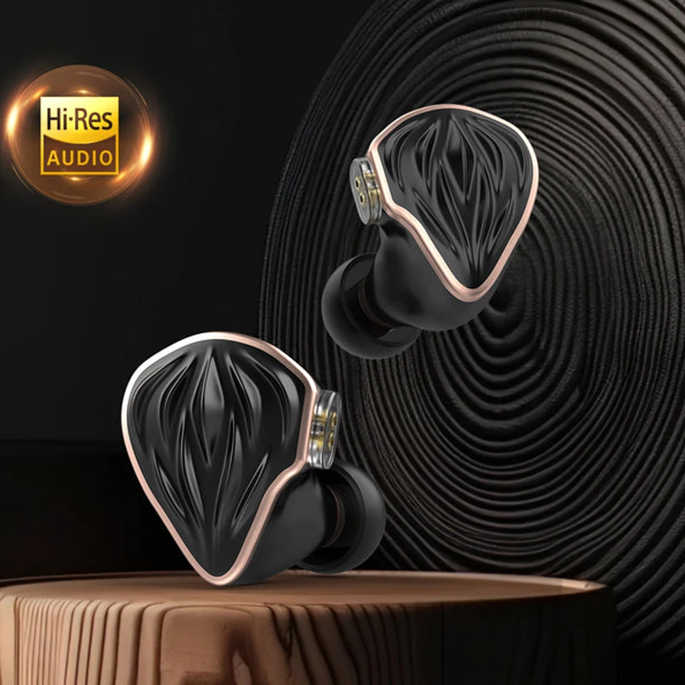 Hidizs MS3 Wired Earphones 2BA+1DD Hybrid 3 Drivers HiFi In-Ear Monitors Earbuds