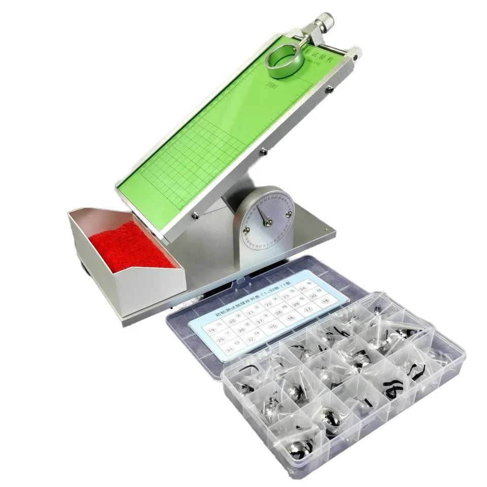 

Electronic Rolling Ball Tack Tester Instrument Initial Adhesion Rolling Ball Machine with 1 Year Warranty