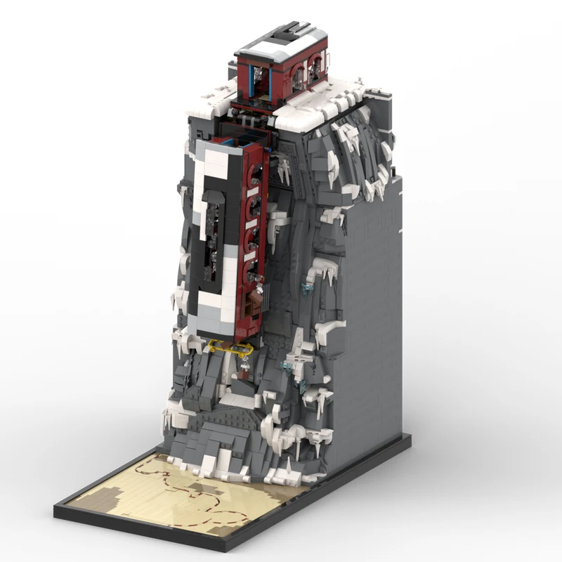 

4694 шт. MOC Uncharted 2, диорама с трением, строительные блоки, рождественский подарок, игрушка для развития терпении и концентрации