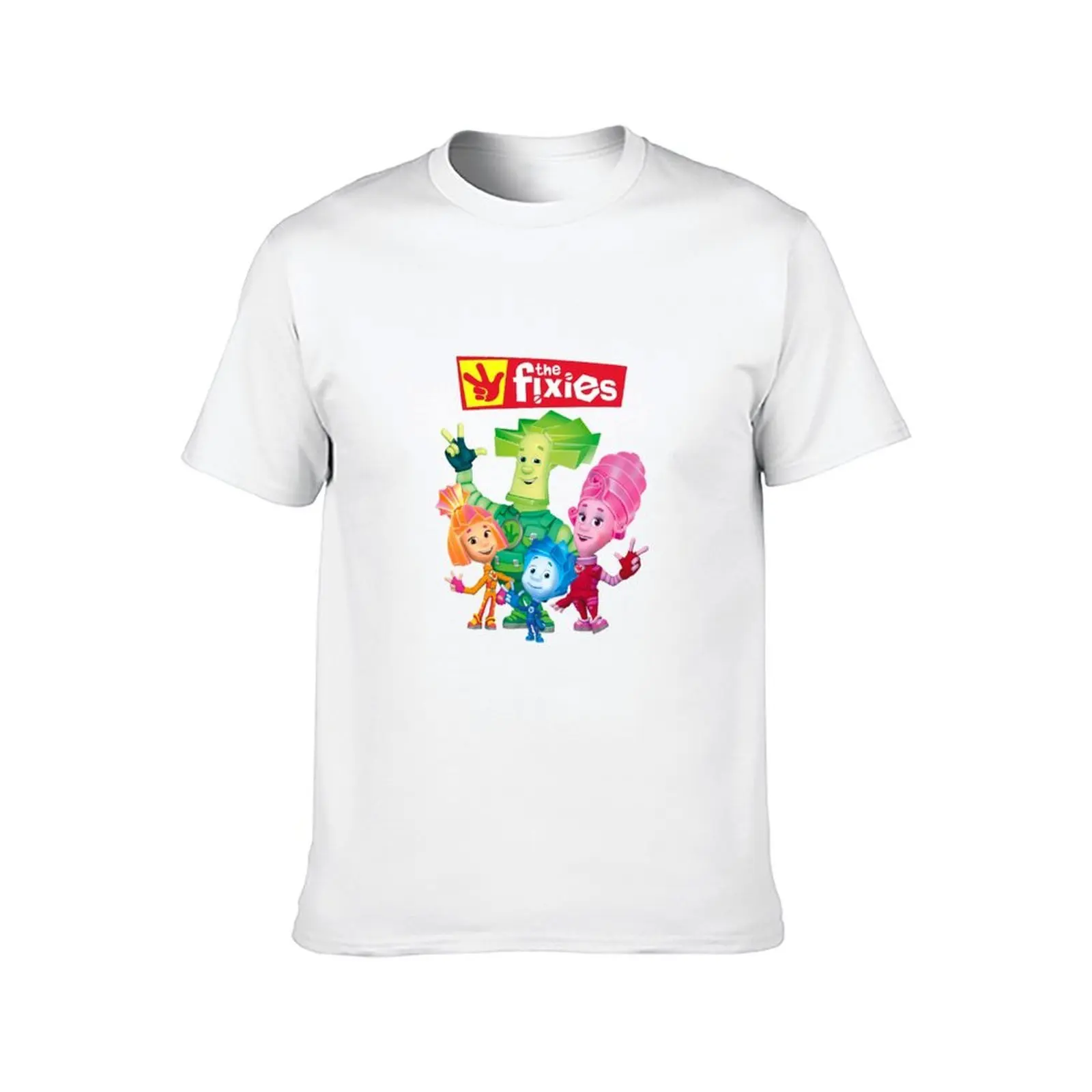 حزمة تي جرافيك للرجال من أجل Fixies مضحك تي جرافيك رجل رجل قطن تي شيرت قمصان كارتون للقمصان #2