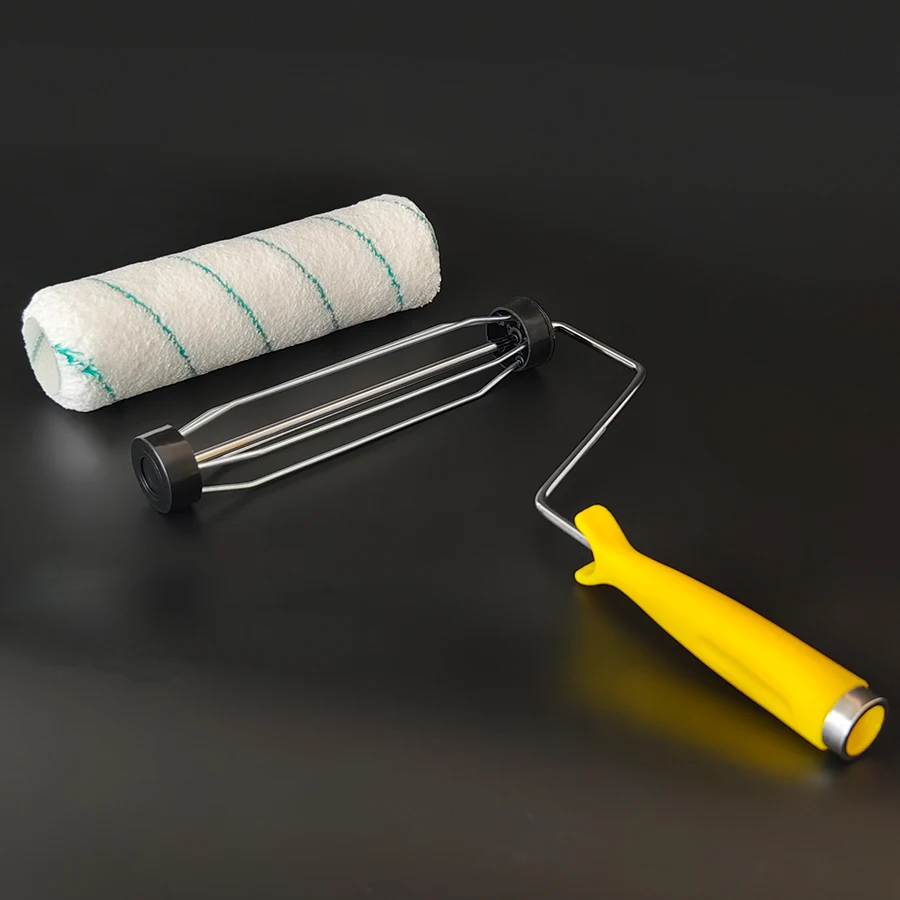 10 peças rolo de pintura de gaiola de microfibra tecida de 9 polegadas x 1,5 "com pilha média