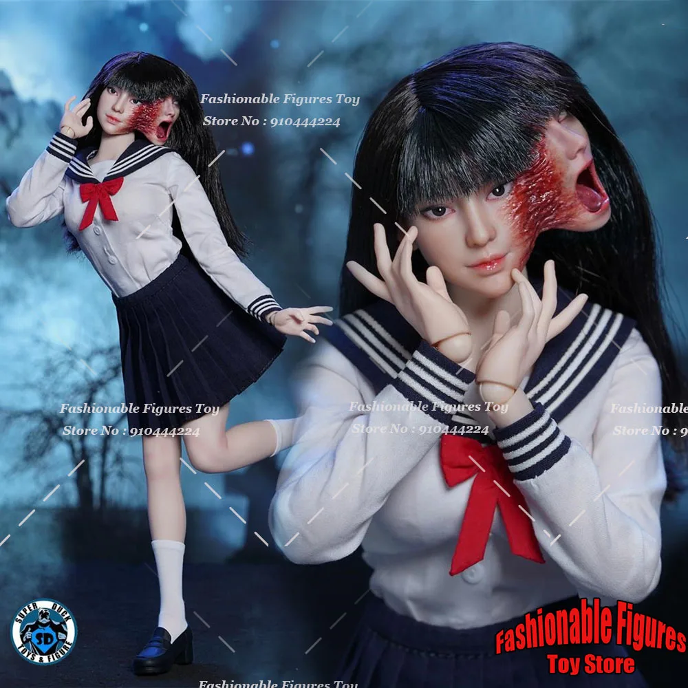 SUPER DUCK SET085 1/6 Women Soldier Horror Girl Classic Campus Uniform Version Full Set 12 Inch Action Figure Model Collection