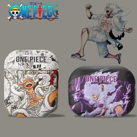 Anime ONE PIECE Airpods Case for Airpods Pro 3 2 1 Protective Luffy Nika Cartoon Silicone Anti-vibration Bluetooth Headset Shell