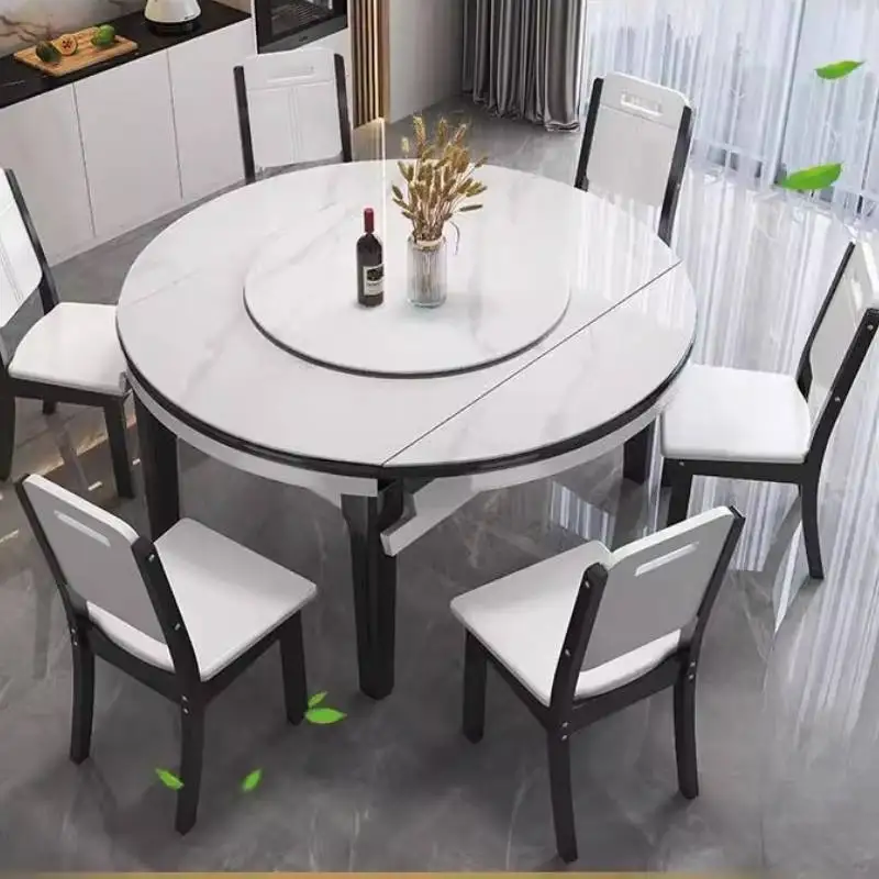 

Decoration White Dining Tables Design Extendables Center Round Dining Tables Marble Modern Luxury Mesas De Comedor Furniture