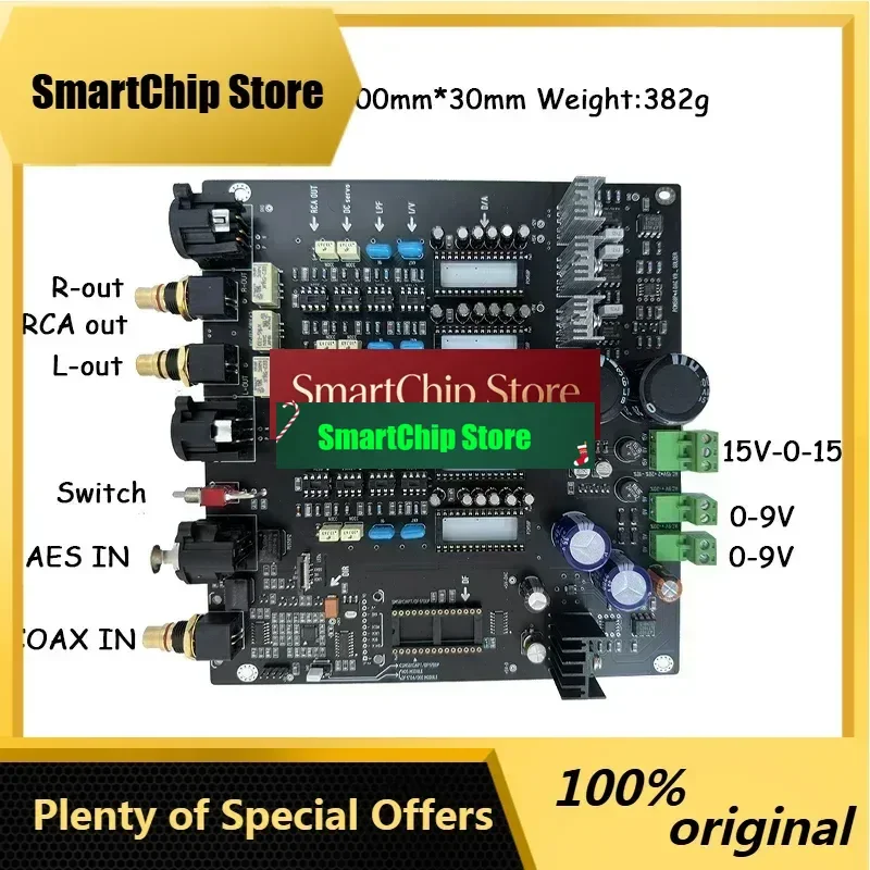 SmCpPCM58P*4 Balanced Output Coaxial /AES Input DAC Decoding CS8422 Receive Support Bluetooth USB Input