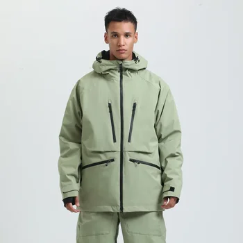 Kayak Takım Elbise Kadın Kış Açık Spor Snowboard Sıcak Nefes Su Geçirmez Rüzgar Geçirmez Kayak Takım Elbise Erkek Snowboard Ceket