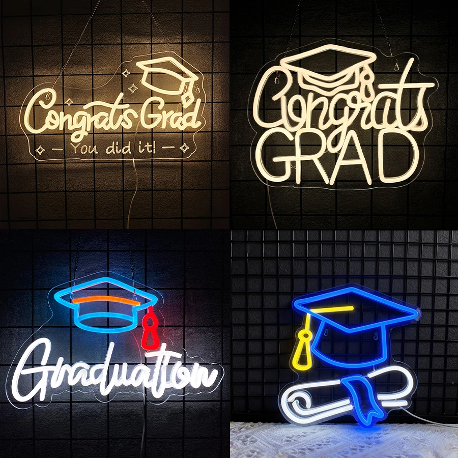 

Graduation Neon Sign For Wall Decor,Light Up Sign For College Graduation Gifts,Graduation Party Decor,Home,Hotel,Bar,Party
