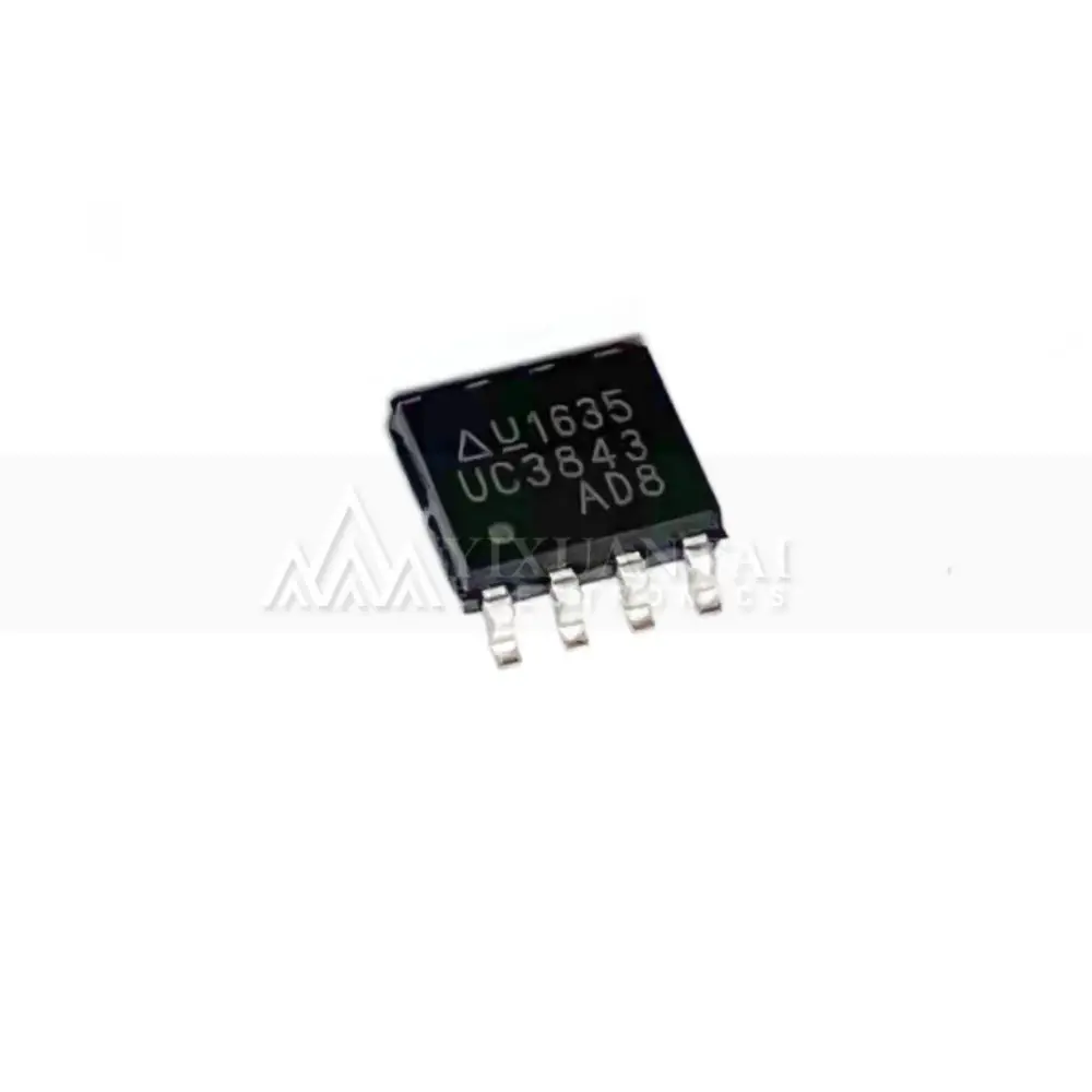 

10pcs/Lot UC3843AD8TRG4 UC3843AD8TR UC3843AD8 Marking UC3843A 【IC REG CTRLR PWM CM 8-SOIC】New